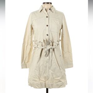Who What Wear Shirt Dress Ivory